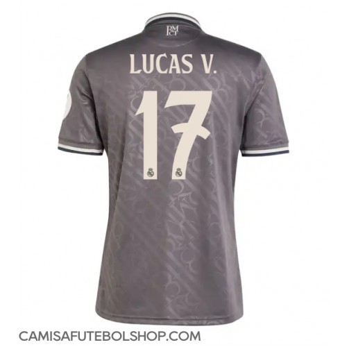 Camisa de time de futebol Real Madrid Lucas Vazquez #17 Replicas 3º Equipamento 2024-25 Manga Curta